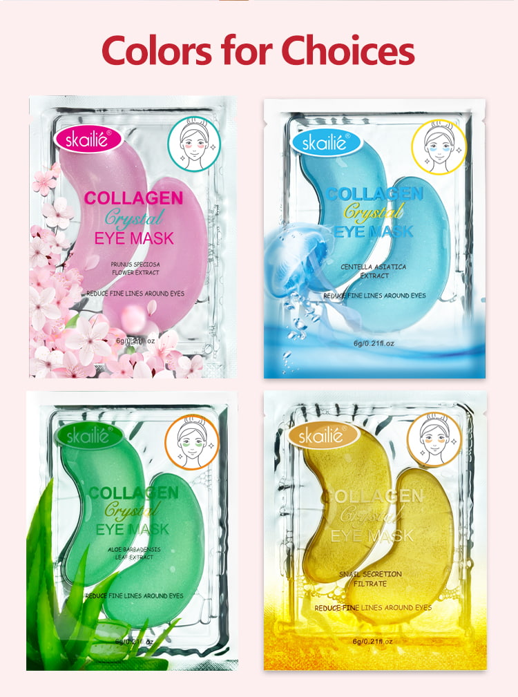 Masque pour les yeux au collagène