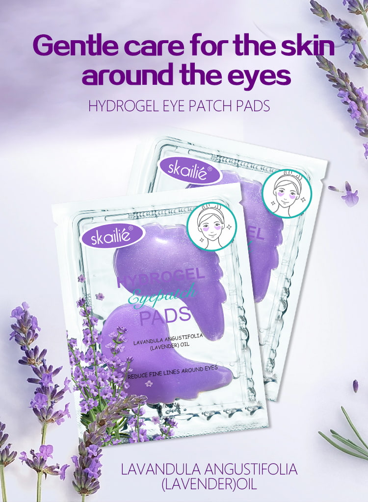 Masque pour les yeux en cristal de lavande