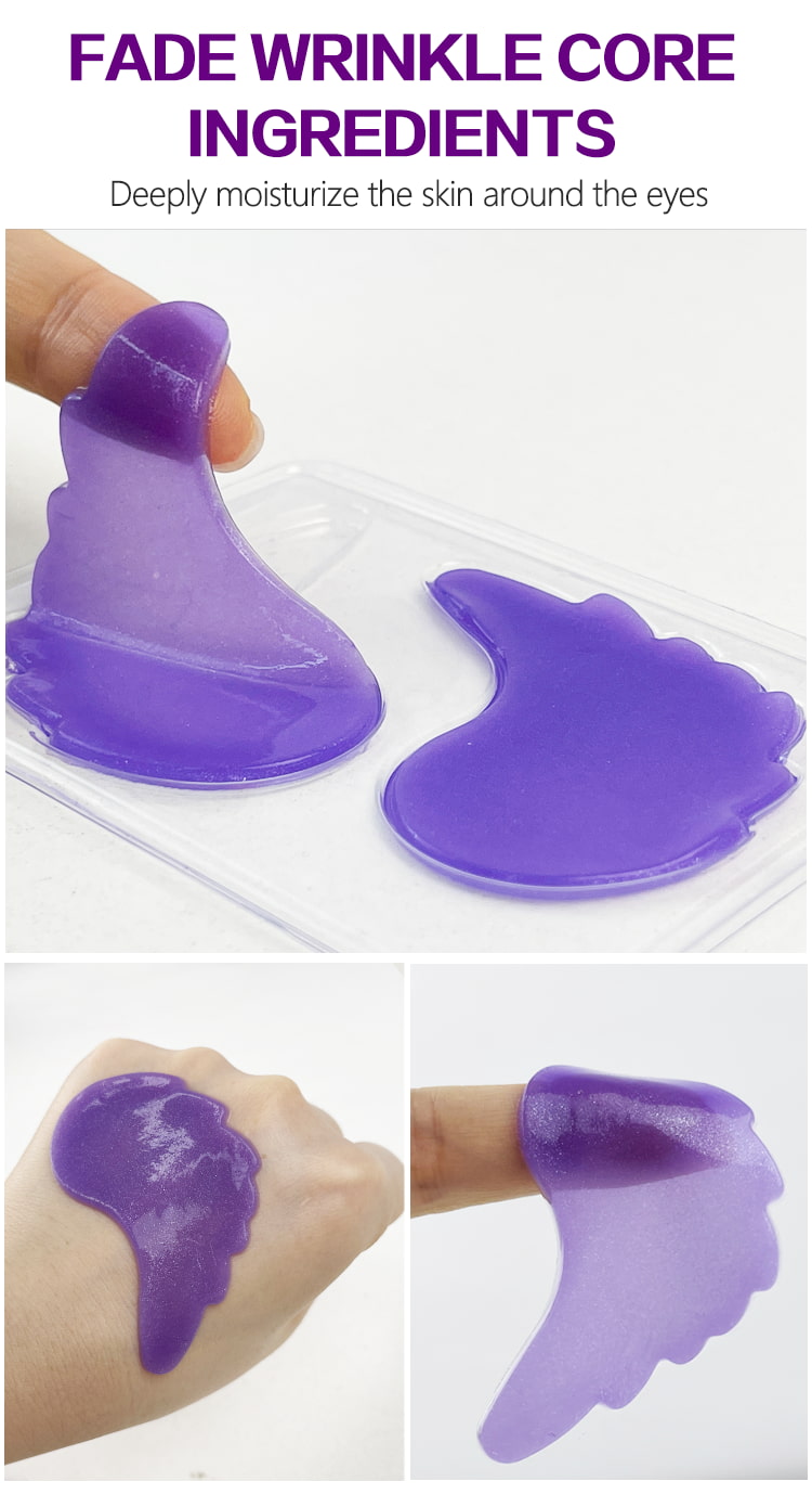 Masque pour les yeux en cristal de lavande