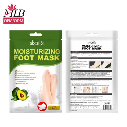 Masque hydratant pour les pieds au lait de chèvre et au beurre de karité
