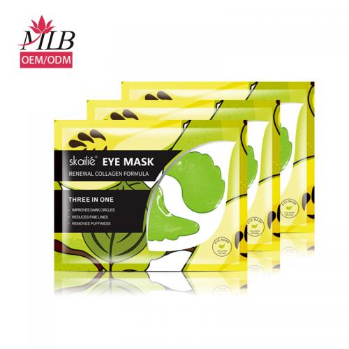 Masque hydratant pour les yeux au collagène de marque privée