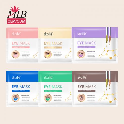 Patchs pour les yeux anti-âge au collagène de marque privée