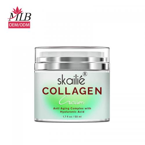 Crème visage anti-âge au collagène