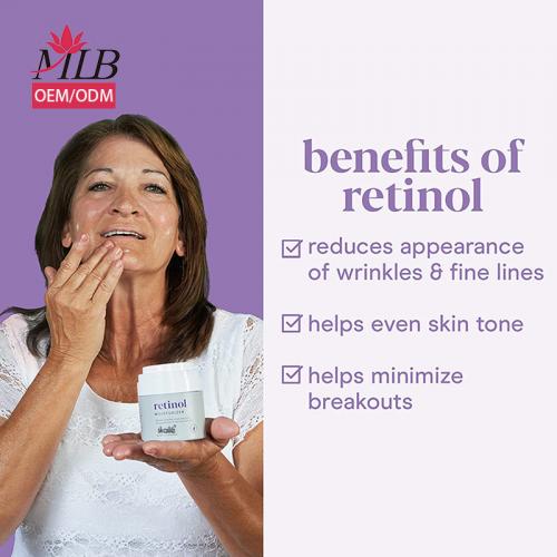Crème hydratante au rétinol et à l'huile de jojoba