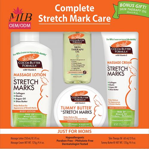 Trousse de soins de la peau contre les vergetures