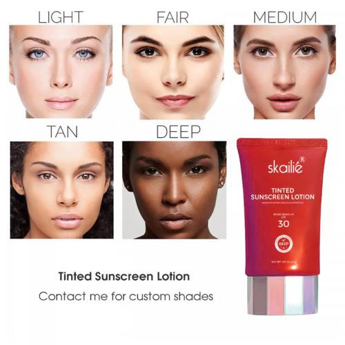 Crème Solaire Teintée Skailie