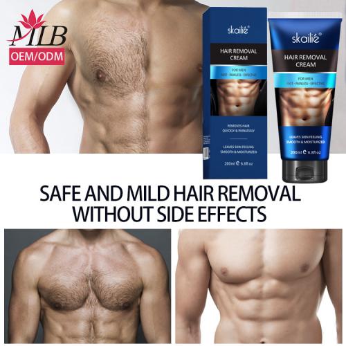 Crème dépilatoire pour hommes Skailie