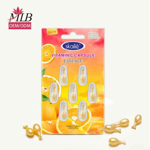 Capsules d'essence blanchissantes à la vitamine C