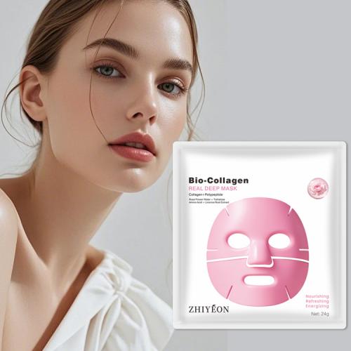 collagène transparent rafraîchissant de masque facial rafraîchissant énergisant