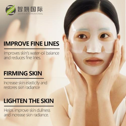 Masque anti-ridefacial transparent collagène