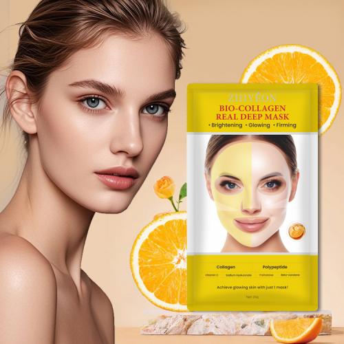 Collagène Masque facial brillant transparent