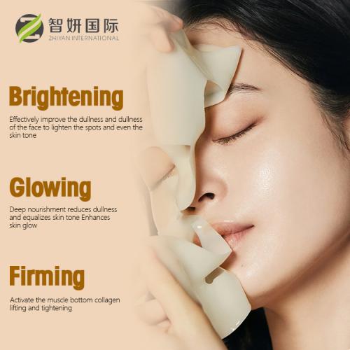 Collagène Masque facial brillant transparent
