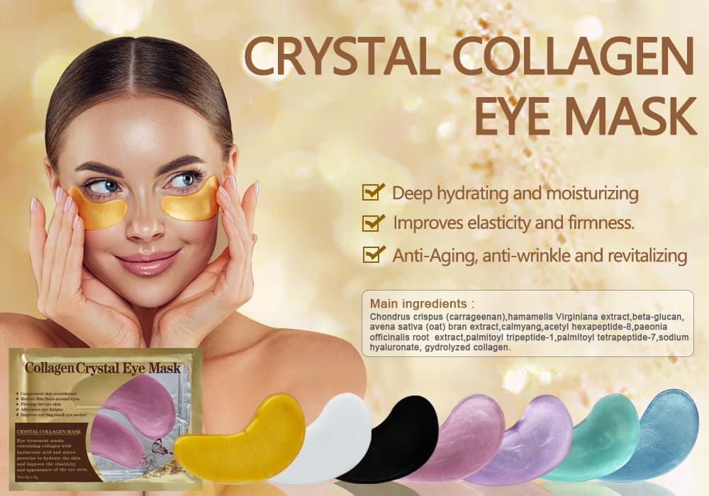 Comment utiliser le masque pour les yeux aux cristaux de collagène ?
